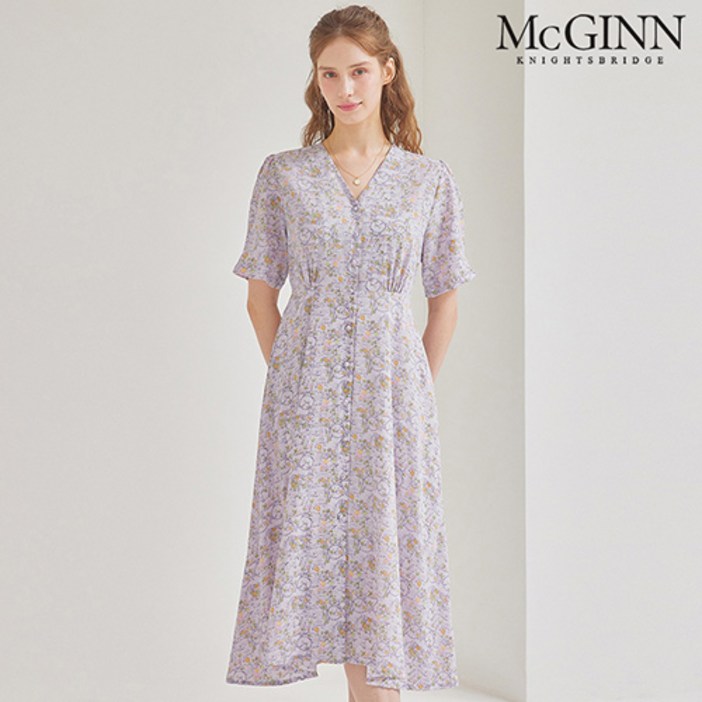 백 리본 오픈 원피스MI5M1OP3061