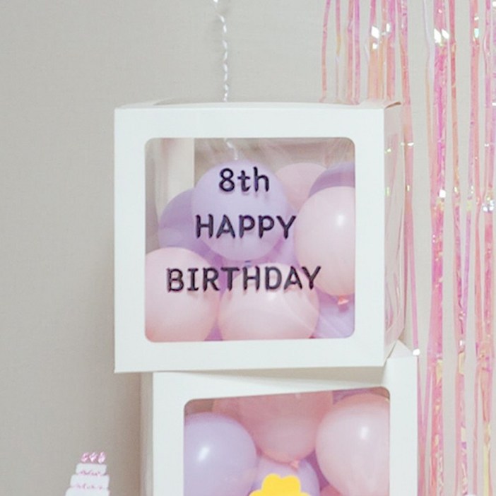 연지마켓 생일 풍선 레터링 DIY 벌룬박스