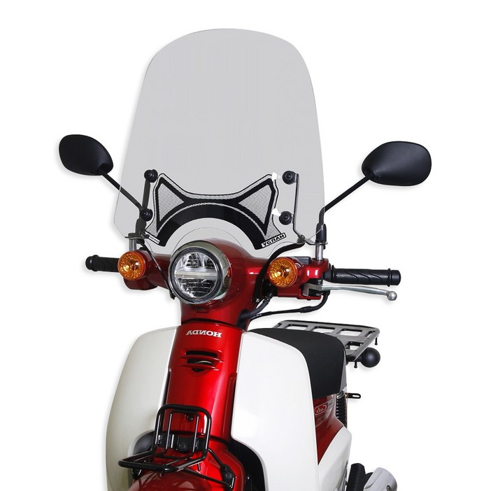 하디 혼다 슈퍼커브110 2021년-2024년 전용 45cm 윈드스크린 클리어 타입, 1개