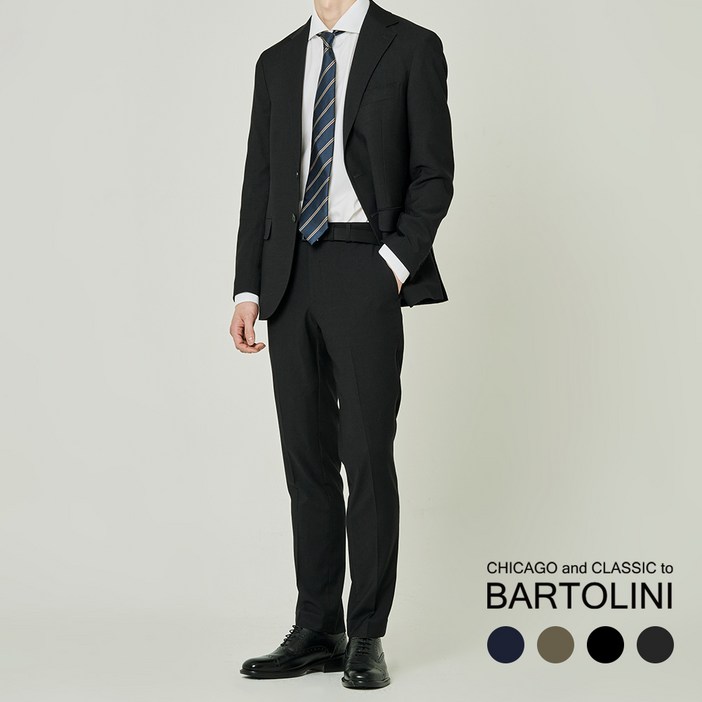 바톨리니 남성용 사계절 캐주얼 정장 수트 세트 4 COLORS M5XL
