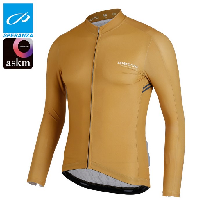 스페란자 라이트핏 긴팔져지 J24골드  자전거의류 bicyclecycle wear