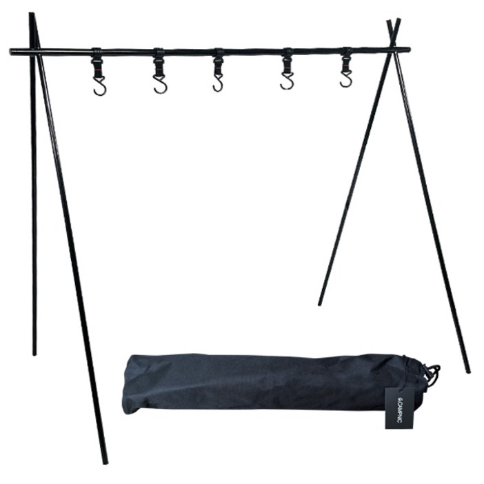 감성 캠핑 접이식 인디언행어 대형  보관 가방 세트 캠핑선반 랜턴걸이 식기걸이