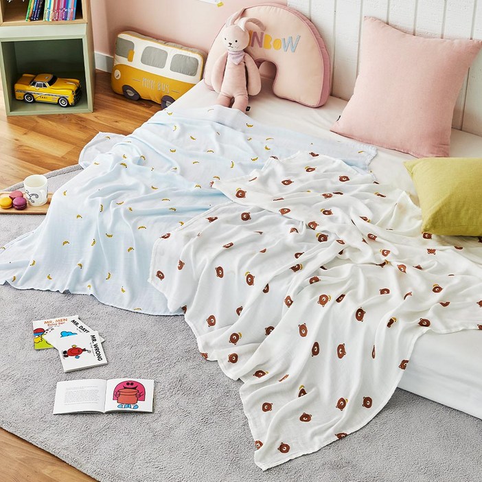 모던하우스 보들보들 뱀부 거즈블랑켓 이불 2P 세트
