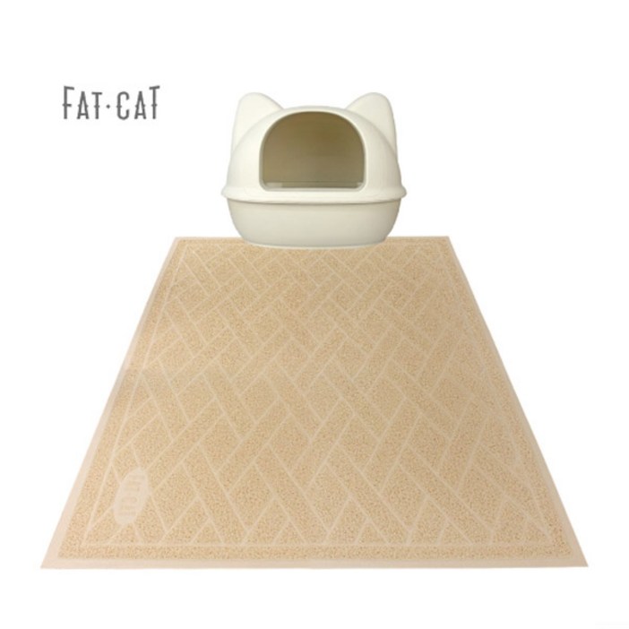 고양이 모래매트 초특대형 3xL (120cmx90cm) 베이지
