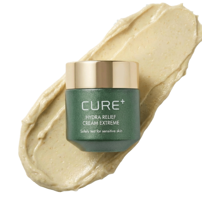 김정문알로에 큐어 하이드라 릴리프 고보습 크림 4X 익스트림, 50g, 2개