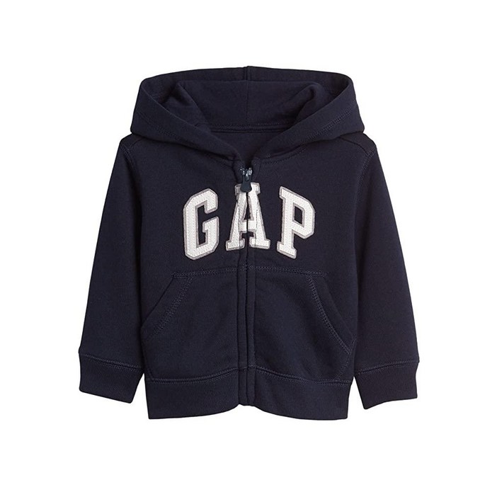 GAP 남아용 로고 후드집업 블루 갤럭시 3T US