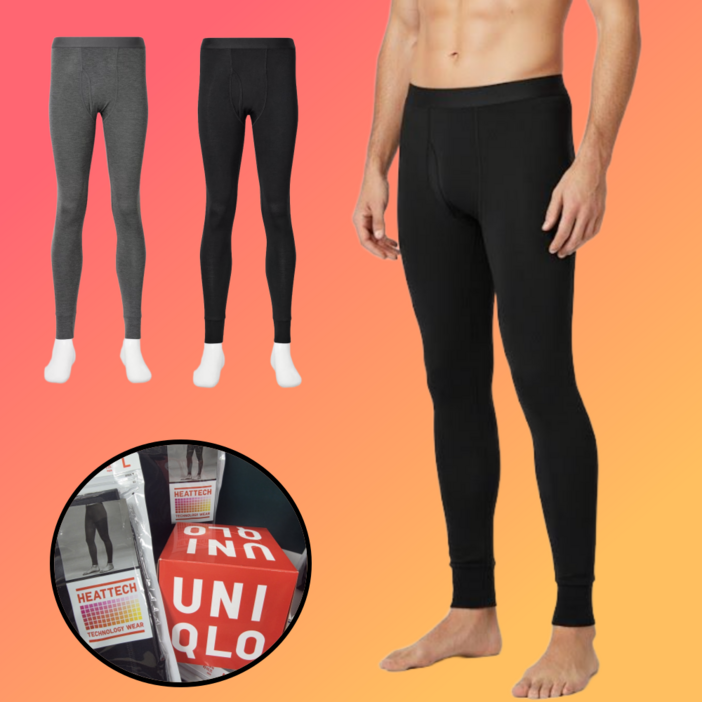 유니클로 히트텍 남자 타이즈 레츄 파우치