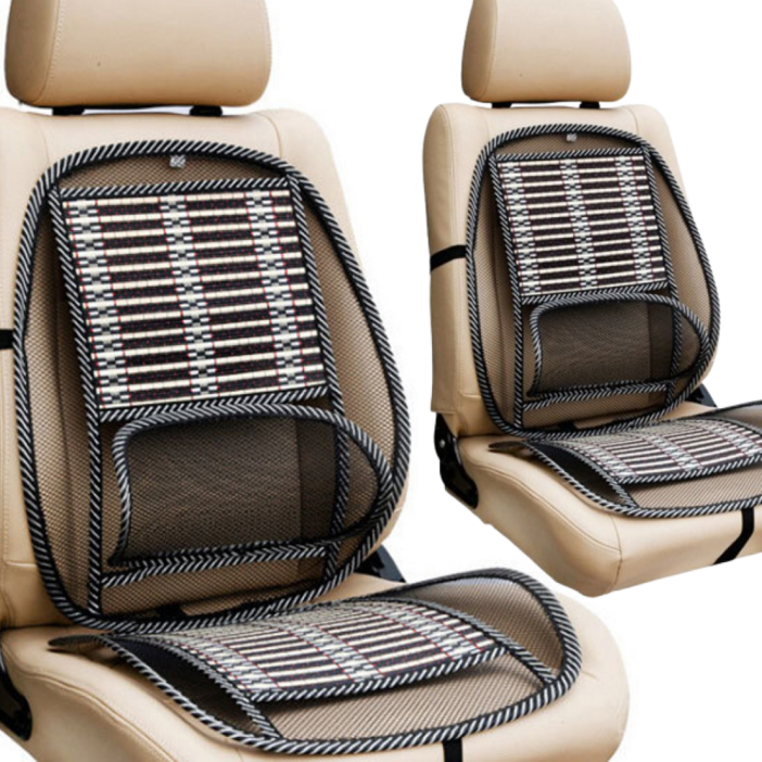 1+1 굿프랩 자동차 통풍 시트 대나무 여름 매쉬 쿨 방석, 대나무 통풍시트, 1세트