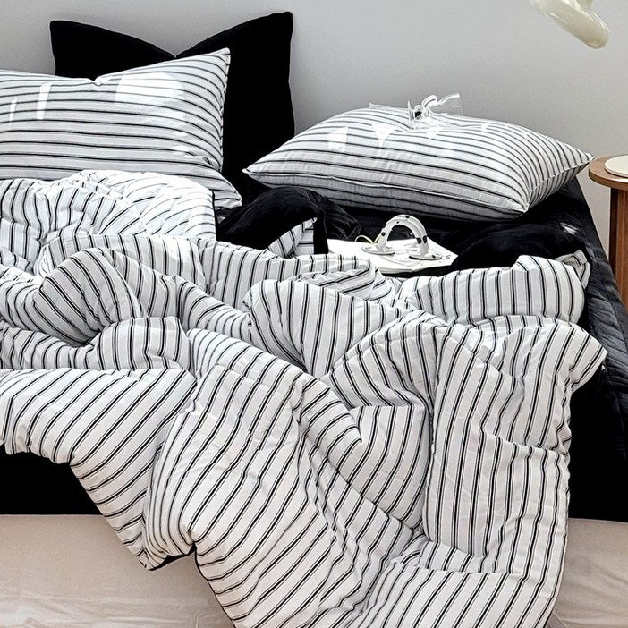 코니크 극세사 차렵이불 패드 베개커버 겨울 이불세트 SSQ