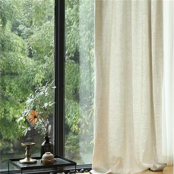 사라하우스 린넨가리개 커튼