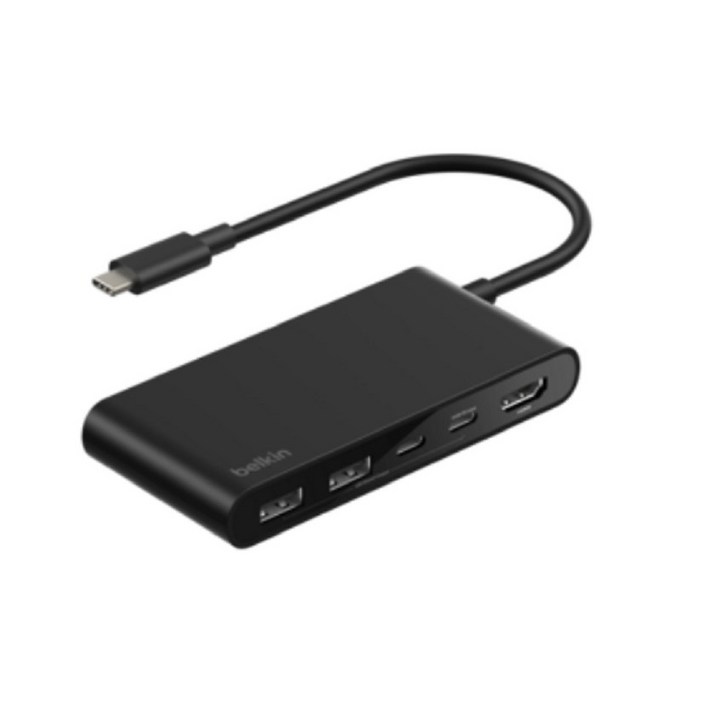 벨킨 멀티허브 USB-C타입 듀얼 포트 맥북 아이패드용 5in1 AVC022