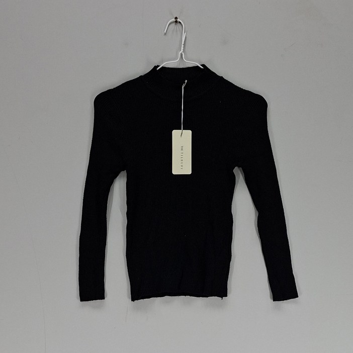 [재고상품] 더틸버리 여80 니트티 가을겨울 블랙 03985