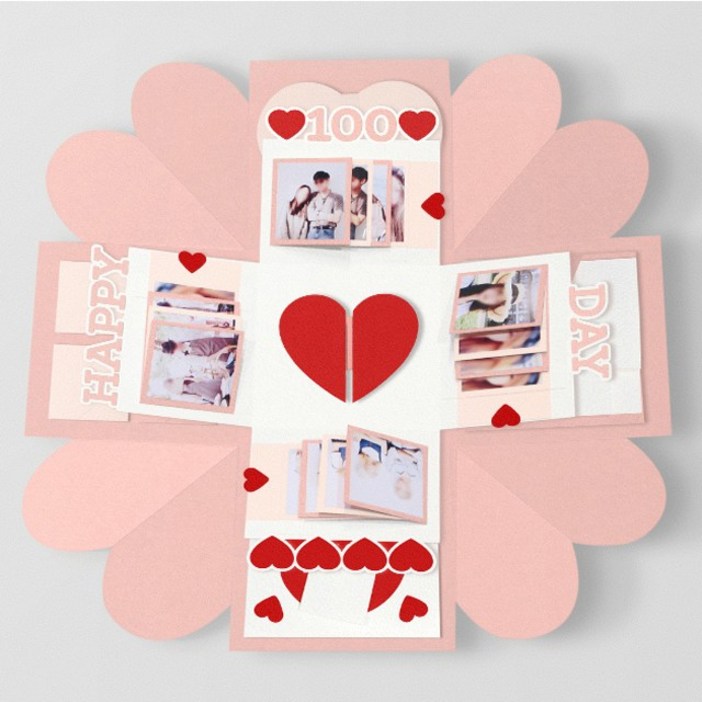 남자친구감동시키기 기념일 이벤트 감동 선물 상자편지 디어메이드