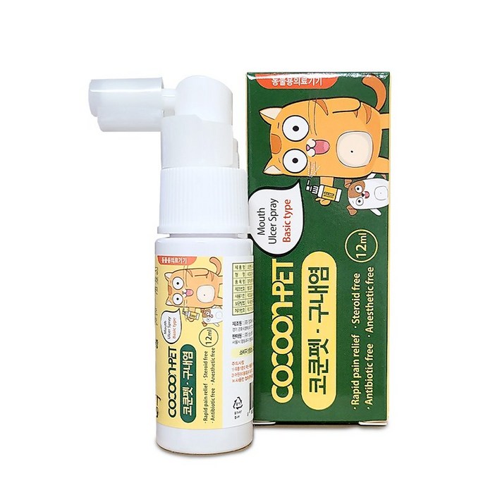 코쿤펫 반려동물 구내염 치료제 캣닢향, 12ml, 1개