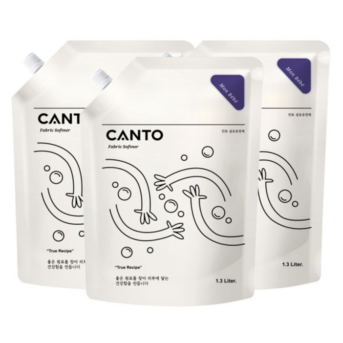칸토 고농축 프리미엄 섬유유연제 1.3L 몽베베
