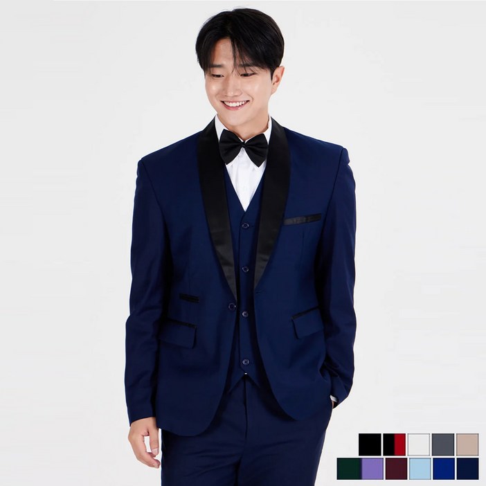 (대여)남여공용 경성 쓰리피스 싱글버튼 턱시도 정장