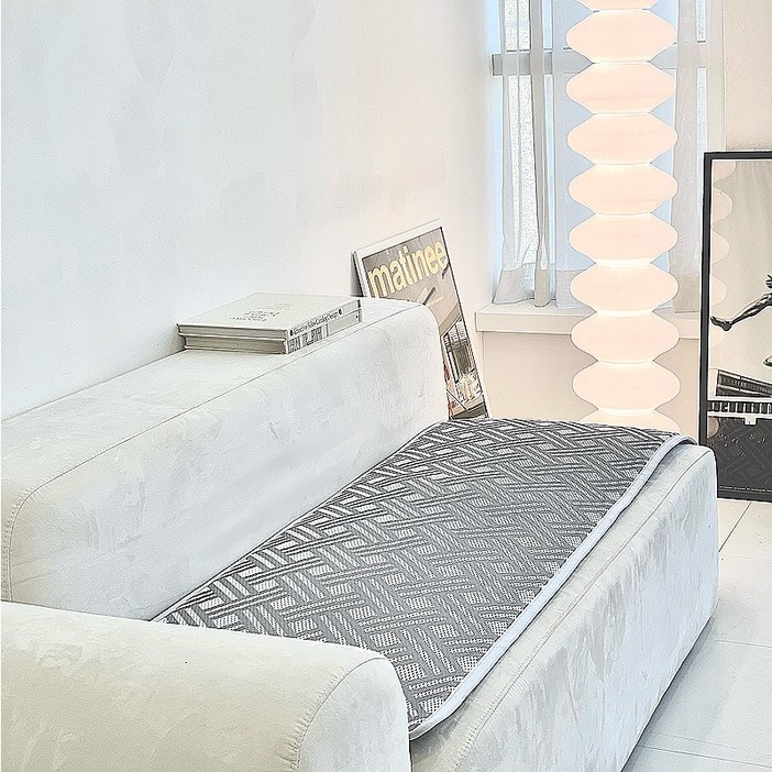 큐리홈 3D에어매쉬 어싱매트 쇼파패드 1800x530mm  전자파 차단 사계절 사용 물세척 가능 국내 생산 안전인증