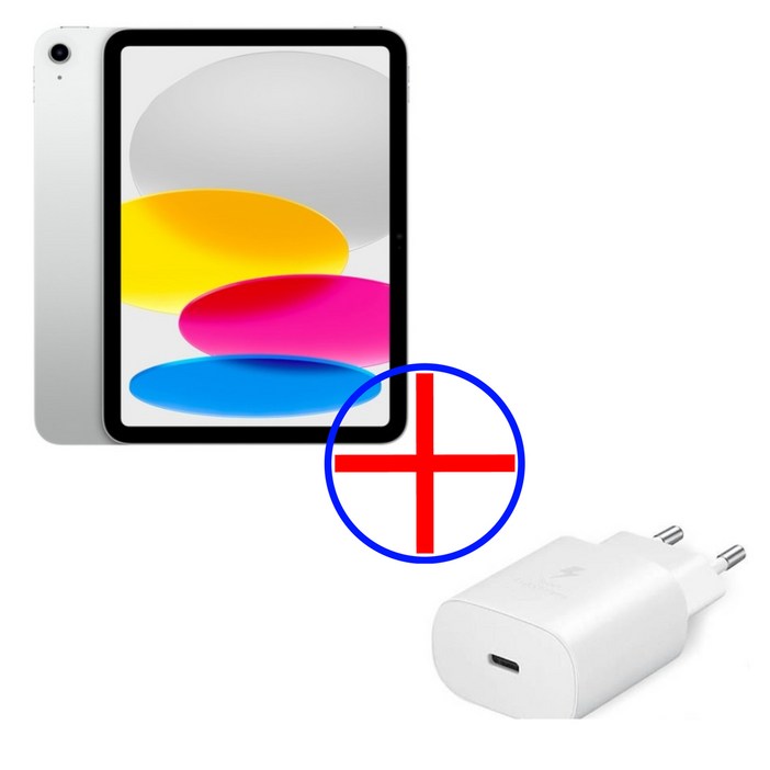 Apple 아이패드 10세대 실버, 64GB, WiFi전용 새제품 정품 인강 영상 학습 학생 학원