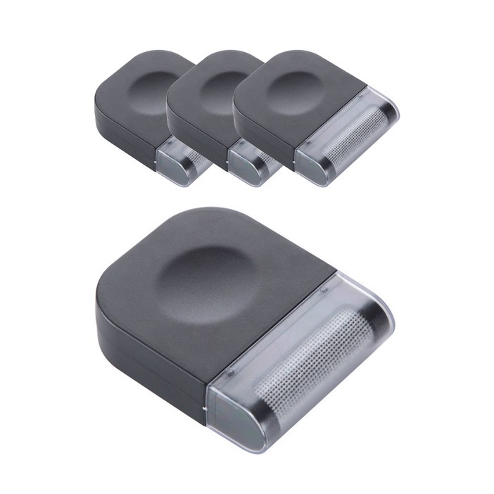 레디박스 휴대용 미니 포켓 만능 보풀제거기, 블랙, 4개