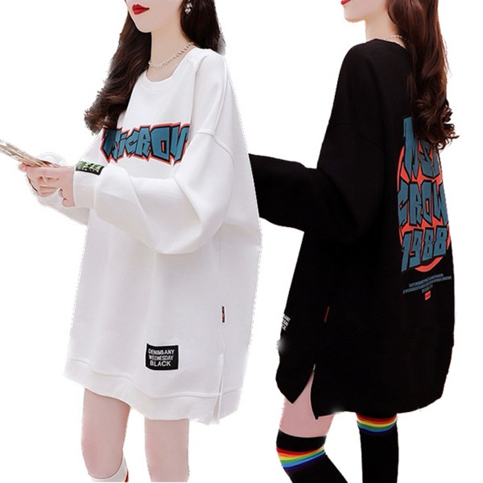 세인트이브 TC398317 11 박시 프린팅 여성 맨투맨 세인트이브 TC398317 11 박시 프린팅 여성 맨투맨