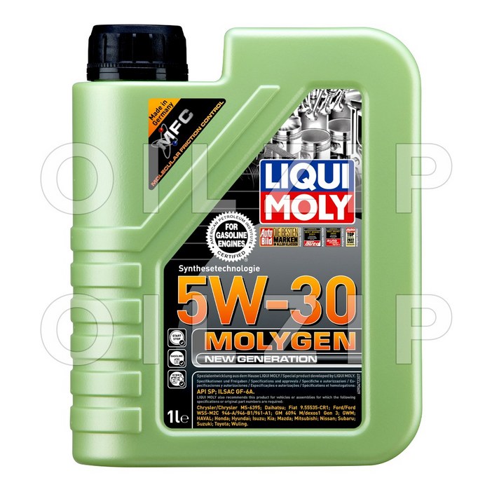 리퀴몰리 몰리겐 뉴 제네레이션 5W30 1리터 SP GF6 100합성엔진오일, 1개, 1L, 5w30
