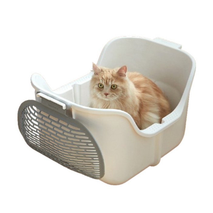 모노모그 스윙캣 반자동 오픈 대형 고양이 화장실, 1개