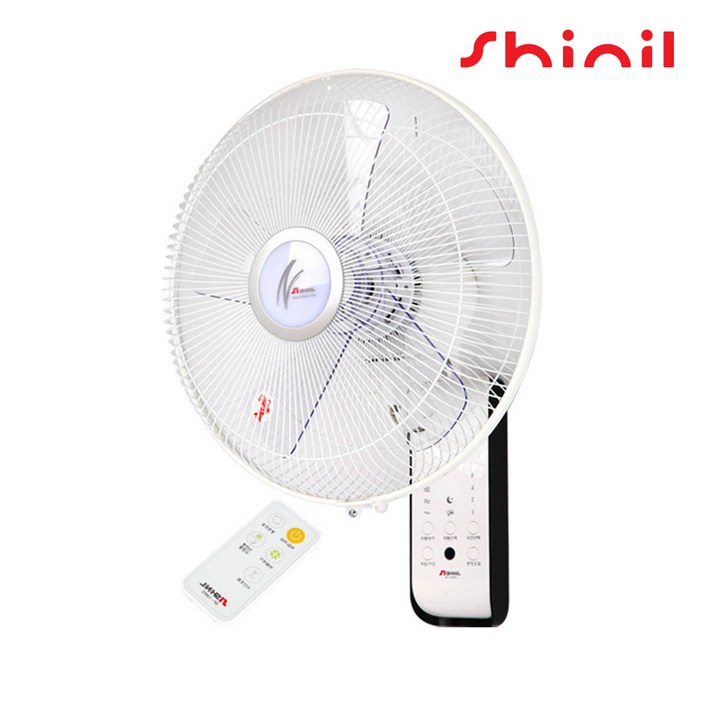 신일 리모컨형 벽걸이 선풍기 가정용 업소용 벽걸이용 14인치
