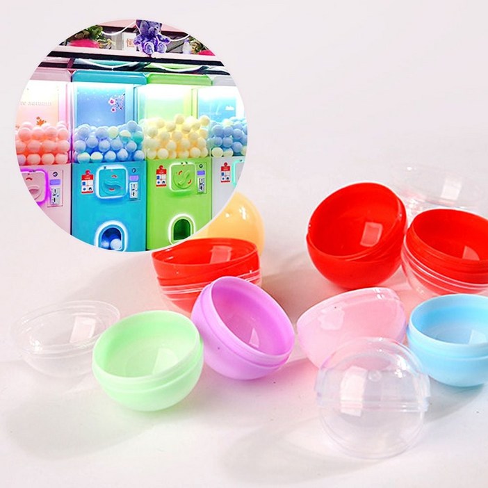 [1+1]뽑기캡슐 빈캡슐 추첨볼 둥근 뽑기통 이벤트 게임 용품