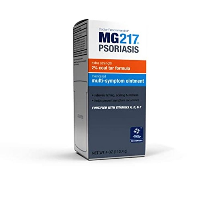 mg217 다중 증상 완화 2 콜타르 약용 건선 연고 oz 병 4 oz