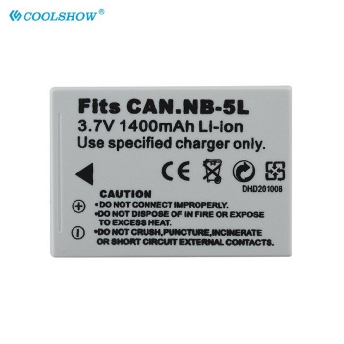 호환 NB-5L 1400mAh 배터리 캐논 SX200is 샷 SD950 카메라 충전기