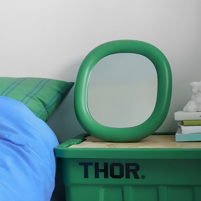 오르미 버블미러 미드센츄리모던 트레이 화장 프레임 벽걸이 탁상 거울