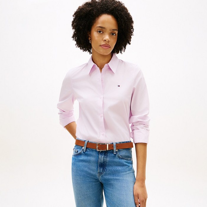 타미힐피거 에센셜 포플린 셔츠 T22G0WSH002WT10D5