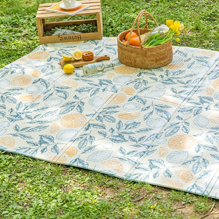 파크론 디자인 캠핑매트 대형 특대형 돗자리 가방포함 6종택1