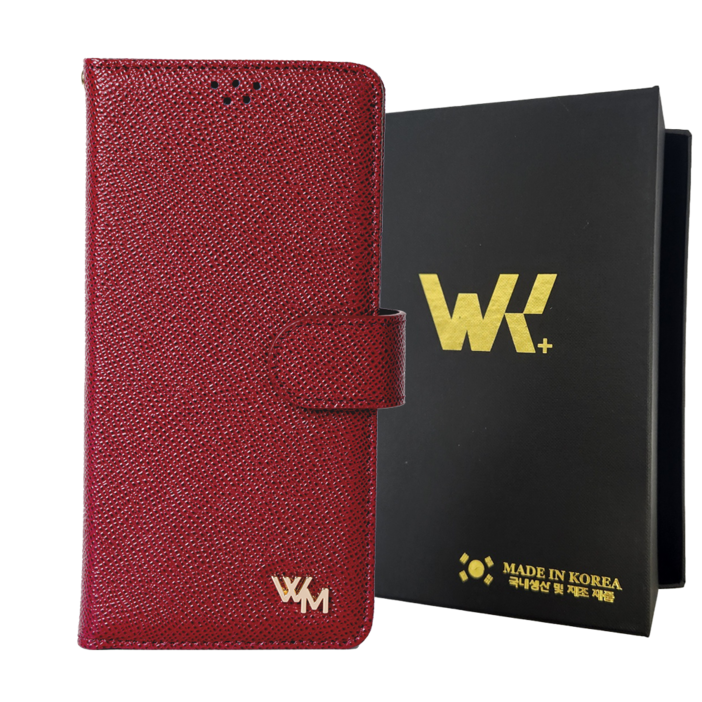 위케밀러 클래식 갤럭시A 시리즈 케이스 국산 천연가죽 카드수납