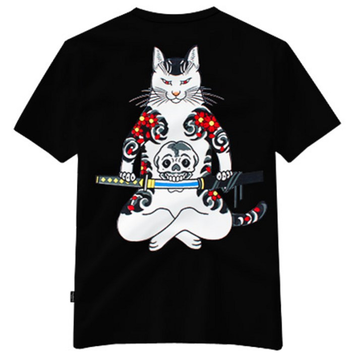 간쓰리 오니무샤 국내생산 디자이너 반팔티