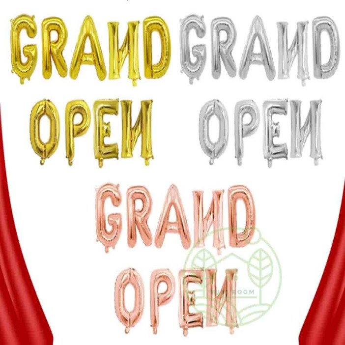 루엔룸 그랜드오픈 이니셜풍선세트 글자풍선