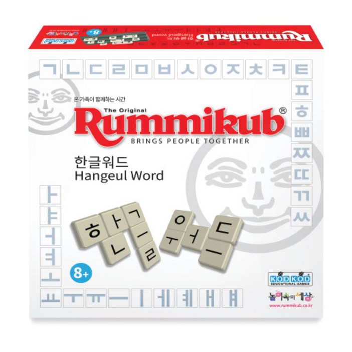 루미큐브 한글워드, 혼합색상, 1개 루미큐브 한글워드, 혼합색상, 1개