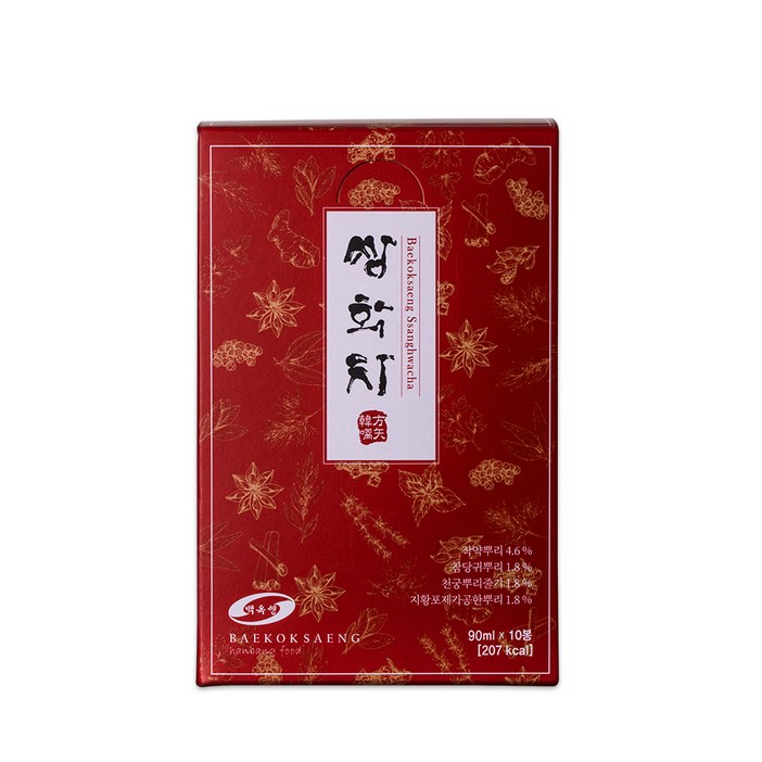 백옥생 전통 쌍화차 90ml 10개입