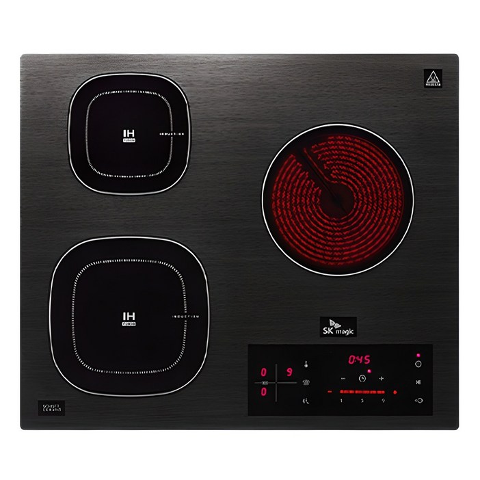 SK매직 하이브리드 인덕션 전기레인지 3구, 빌트인, ERABTS33