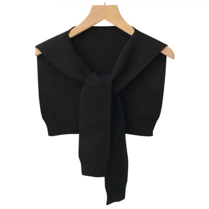 지누초이 니트 숄 가디건 8칼라 어깨 머플러