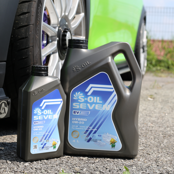 에스오일 세븐EV 하이브리드 엔진오일 0W20 1리터4리터 5L, 5L, 1개
