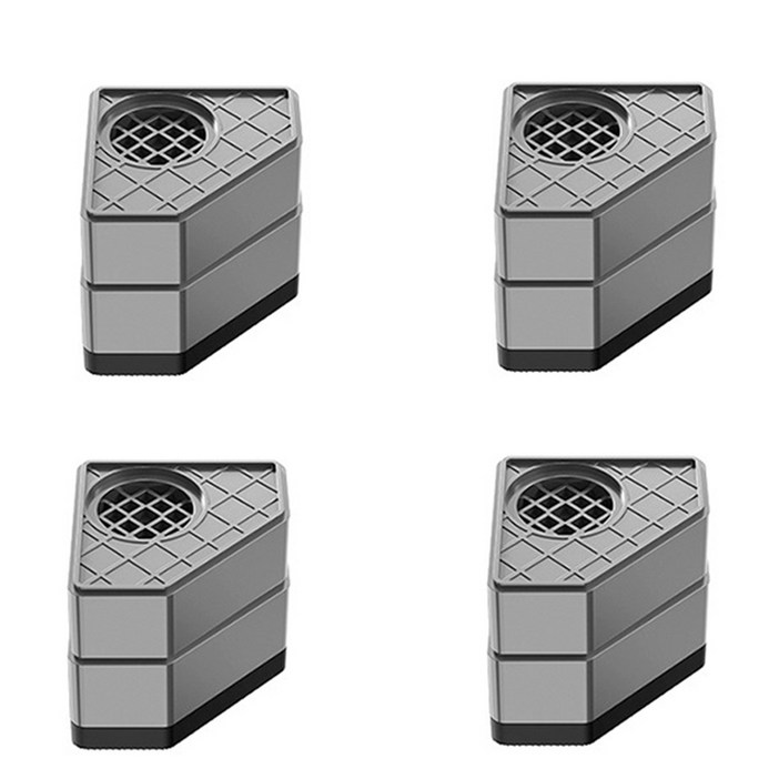 애니틴 S130 세탁기 받침대 대형 냉장고 건조기 단차 높이조절 받침대 4pcs, 4개입, S130 세탁기 받침대 2단