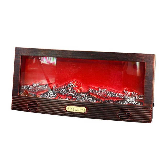 STK LED 벽난로 랜턴 무화염 벽난로 조명 데스크탑 장식 불꽃 효과 불 램프 가정 침실 장식용