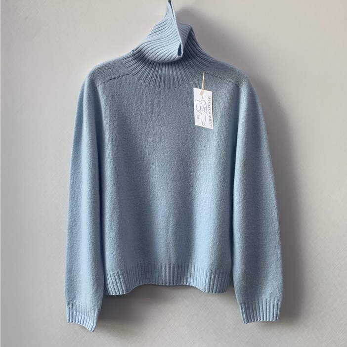 겨울 여성 울니트100 고급 니트티 목티 폴라티 터들넥 스웨터 티셔츠 긴팔 골프 고급원단