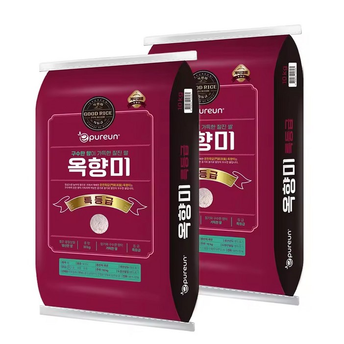 24년산 햅쌀 수향미 옥향미 20kg(특등급)