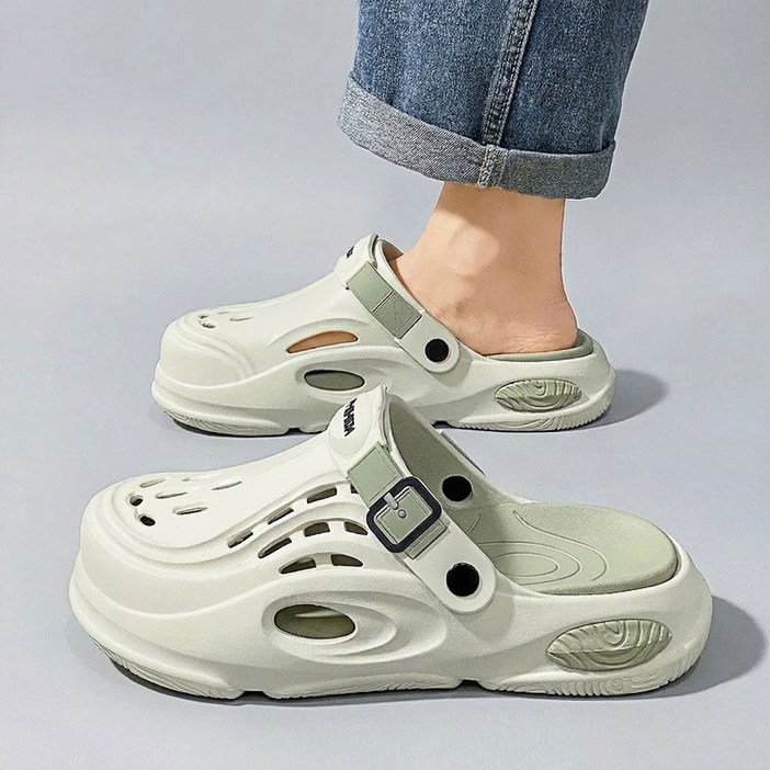 Modern Fashion 남자 발편한 무중력 슬리퍼 쿠션 샌들 실내화