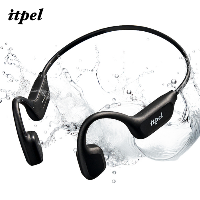 잇펠 블루투스 골전도 이어폰 무선 IPX8 방수 수영장 런닝 러닝 헬스 스포츠 운동 운전기사 배달 핸즈프리 귀 귀걸이형 노이즈캔슬링 오픈형 넥밴드 불루투스 4세대 프로2 프로3, 블랙, 잇펠 골전도 블루투스 이어폰 X8 MAX