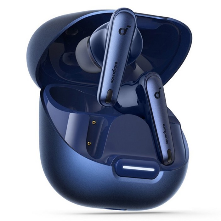 앤커 사운드코어 리버티4 NC 무선 이어폰, 네이비블루, A3947
