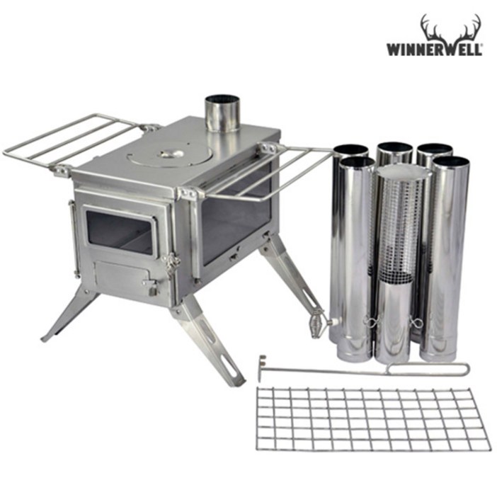 위너웰 노매드 뷰 쿡 텐트 우드스토브 화목난로 M  910207, 해당없음, 단일상품단일상품