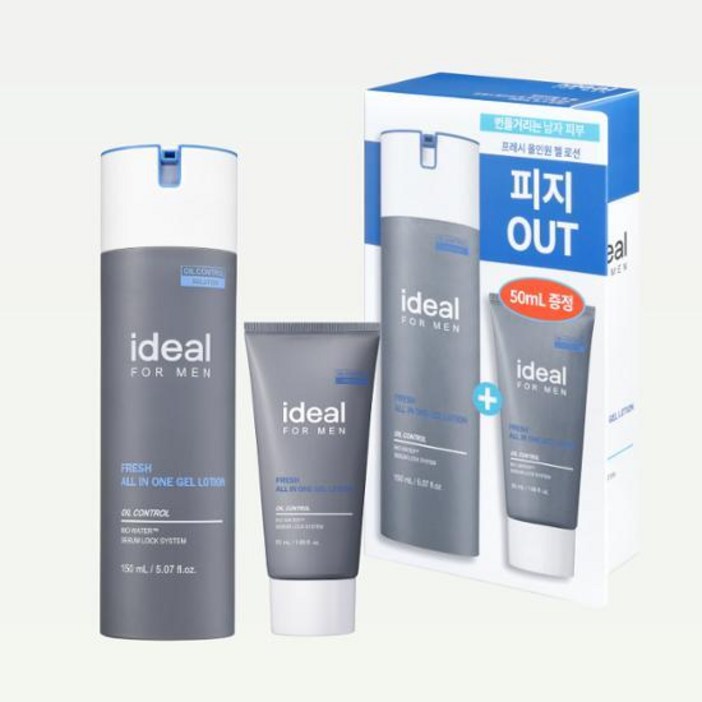 아이디얼 포맨 프레시 올인원 젤 로션 기획세트 150ml50ml